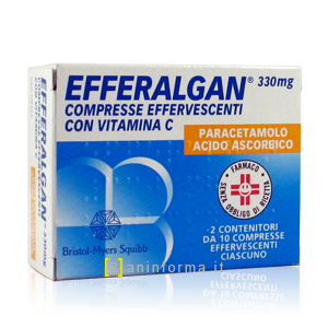 Efferalgan 330 mg Compresse Effervescenti con Vitamina C