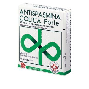 002918050 Antispasmina Colica Forte 30 Compresse 50 mg + 10 mg