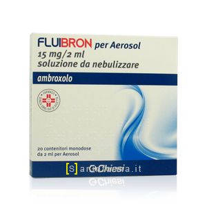 Fluibron Aerosol.15mg/2ml 0,75% fiale