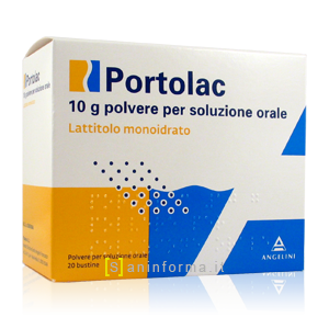 Portolac 10 g Polvere per Soluzione Orale - Lattitolo Monoidrato