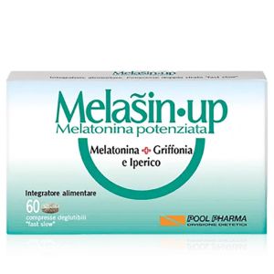 Melasin Up Melatonina Potenziata Integratore 60 Compresse