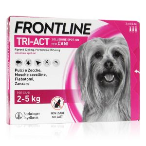 Frontline Tri-Act Spot-On Cani Kg 2-5