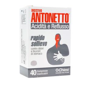 970435689 Digestivo Antonetto Acidità e Reflusso 40 compresse