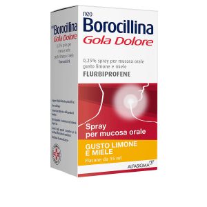 35760089 Neo Borocillina Gola Dolore Spray Gusto Limone e Miele