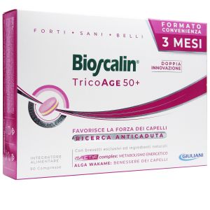 986853404 Bioscalin TricoAge 50+ Triplo Anticaduta Donna 90 compresse