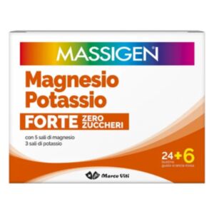 945302382 Massigen Magnesio Potassio Forte Zero Zuccheri 30 Bustine