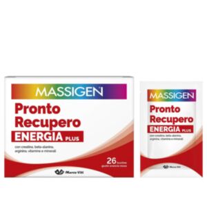 945302432 Massigen Pronto Recupero Energia Plus 26 Bustine Confezione Speciale