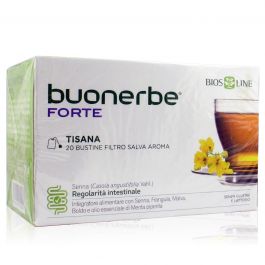 Buonerbe Forte Tisana, Stomaco e Intestino: Anti-acidi, Fibre, Fermenti  Lattici, Carbone