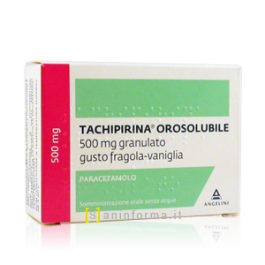 Tachipirina Orosolubile 500 Mg Granulato Gusto Fragola Vaniglia