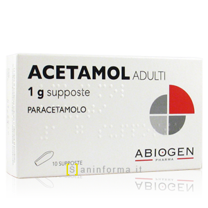 Acetamol Adulti 1 g Supposte