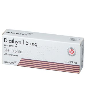 028702076 Diathynil 5 mg Compresse D(+) Biotina