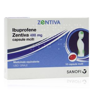 Ibuprofene Zentiva 400 mg 10 Capsule Molli