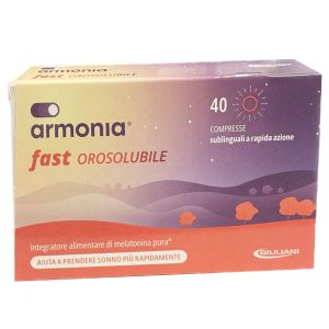 933532741 Armonia Fast Orosolubile Melatonina 40 Compresse