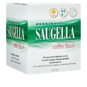 930856101 Saugella Cotton Touch 14 Assorbenti Giorno Con Ali