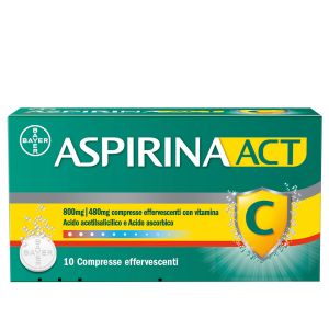 048277014 Aspirina Act 10 Compresse Effervescenti