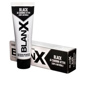 986791782 Blanx Black Dentifricio Carboni Attivi 100% Naturali