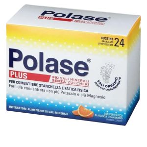 987437213 Polase Plus Magnesio Potassio Gusto Arancia/Mandarino 24 bustine