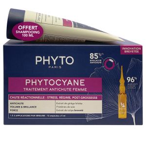 985980440 Phytocyane Set Anti-Caduta Temporanea Dei Capelli Donna